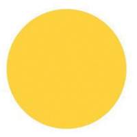 &eacute;tiquettes rondes inscriptibles, Cercle, 1,5" lo x 1,5" la, Jaune Nuna Depot Inc.