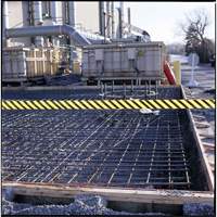 Barricade Tape, English, 3" W x 200' L, 3 mils, Black on Yellow Nuna Depot Inc.