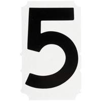 &eacute;tiquettes de lettres et chiffres gothiques individuels Quick-Align, 5, 4" h, Noir Nuna Depot Inc.
