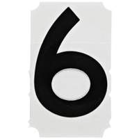 &eacute;tiquettes de lettres et chiffres gothiques individuels Quick-Align, 6, 4" h, Noir Nuna Depot Inc.