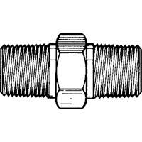 RACCORD HEXAGONAL MALE1/8"-1/8"NPT,LAITON, Laiton Nuna Depot Inc.