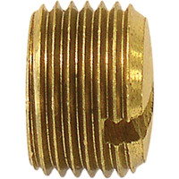 Bouchon de tuyau (avec fentes), 1/8" dia., Laiton Nuna Depot Inc.