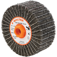 Two-In-One Finishing Drums, 4-1/2" Dia. x 2" W, 5/8"-11 Arbor, Aluminum Oxide Nuna Depot Inc.