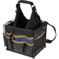Grands porte-outils pour &eacute;lectriciens et travaux de maintenance, Polyester, 23 pochettes, Noir Nuna Depot Inc.