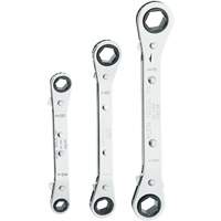 Reversible Wrench Set with Pouch, Ratcheting Box, 3 Pieces Nuna Depot Inc.