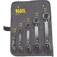 Reversible Ratcheting Offset Box Wrench Set, Ratcheting Box, 5 Pieces, Imperial Nuna Depot Inc.