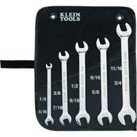 Wrench Set with Pouch, Open-Ended, 5 Pieces Nuna Depot Inc.