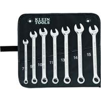 Wrench Set with Pouch, Combination, 7 Pieces, Metric Nuna Depot Inc.