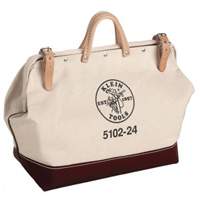 Sac d'outils robuste de 24 po, Toile, 1 pochettes, Brun/Naturel Nuna Depot Inc.