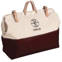 Sac d'outils robuste &agrave; fond haut de 20 po, Toile, 1 pochettes, Naturel Nuna Depot Inc.