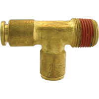 P.t.c. Male Run Tee, Brass, 3/8" x 1/4" Nuna Depot Inc.