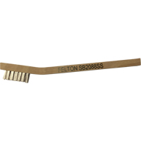 Petites brosses de nettoyage, Acier inoxydable, 3 x 7 rangs de fils, Longueur 7-3/4" Nuna Depot Inc.