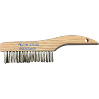Brosses de nettoyage &agrave; manche en patin, Acier inoxydable, 4 x 16 rangs de fils, Longueur 10" Nuna Depot Inc.
