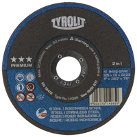 Disque de coupe, 5" x 1/16", Arbre de 7/8", Type 27, Oxyde d'aluminium, 12250 Tr/min Nuna Depot Inc.