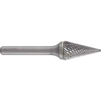 AllSteel Conical Shape Carbide Burr, SM-5, 1/2" Dia., 1/4" Shank, 7/8" Depth of Cut Nuna Depot Inc.