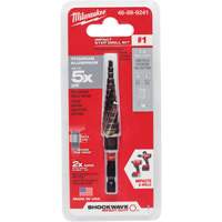 #1 Shockwave Impact Duty Step Drill Bit, 1/2" - 1-1/8" , 1/32" Increments, Titanium Nuna Depot Inc.