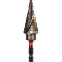 #4 Shockwave Impact Duty Step Drill Bit, 3/16" - 7/8" , 1/16" Increments, Titanium Nuna Depot Inc.
