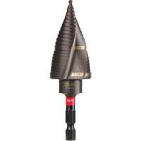 #9 Shockwave Impact Duty Step Drill Bit, 7/8" - 1-1/8" , 1/4" Increments, Titanium Nuna Depot Inc.