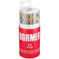 Jobber Drill Bit Set, 19 Pieces, High Speed Steel Nuna Depot Inc.