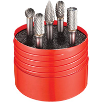 Double Cut Rotary Burr Set, 5 Pieces Nuna Depot Inc.