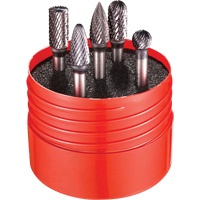 Double Cut Rotary Burr Set, 5 Pieces Nuna Depot Inc.