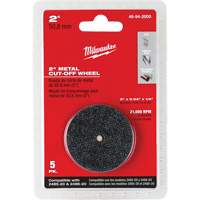 Disque &agrave; tronçonner pour meuleuse &agrave; angle droit M12 Fuel, 2" x 0,04", Arbre de 1/4", Type 1, Oxyde d'aluminium, 21000 Tr/min Nuna Depot Inc.
