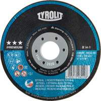 Meule &agrave; moyeu d&eacute;port&eacute; Rondeller, 4-1/2", 36 Grain, 7/8", 13 300 Tr/min, Type 29 Nuna Depot Inc.