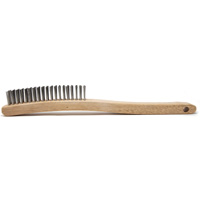 Brosse de nettoyage, Acier inoxydable, 4 x 19 rangs de fils, Longueur 13-11/16" Nuna Depot Inc.