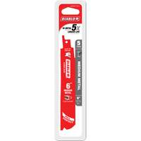 Lame de scie alternative de s&eacute;rie moyenne pour le m&eacute;tal, Bim&eacute;tal, 14-18 Dents par pouce, 6" lo x 1" la Nuna Depot Inc.