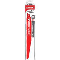 Lame de scie alternative pour la d&eacute;molition et les m&eacute;taux &eacute;pais, Bim&eacute;tal, 8-10 Dents par pouce, 9" lo Nuna Depot Inc.