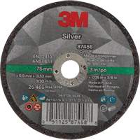 Meule &agrave; tronçonner Silver, 3" x 0,04", Arbre de 3/8"-24, Type 1, C&eacute;ramique, 25645 Tr/min Nuna Depot Inc.