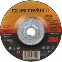 Cubitron II Quick Change Cut & Grind Wheel, 4-1/2" x 1/8", 5/8"-11 Arbor, Type 27, Ceramic Nuna Depot Inc.