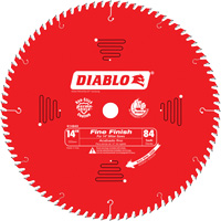 Lame de scie circulaire &agrave; finition fine, 14", 84 dents, Pour Stratifi&eacute;/Bois Nuna Depot Inc.