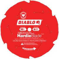 Lame de scie &agrave; d&eacute;couper HardieBlade, 10", 6 dents, Pour B&eacute;ton de fibre Nuna Depot Inc.