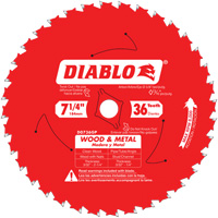 Lame de scie Cermet II Steel Demon, 7-1/4", 36 dents, Pour M&eacute;tal Nuna Depot Inc.