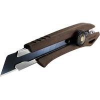 Ratchet Lock Knife, 18 mm, Wood Handle Nuna Depot Inc.