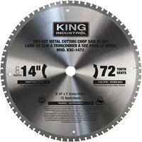 Chop Saw Blade, 14", 72 Teeth, Metal Use Nuna Depot Inc.