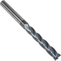 Fraise en bout carr&eacute;e extra longue 30° S237, 1/4" dia., 4" lo, 4 cannelures, 1/4" tige, Carbure Nuna Depot Inc.