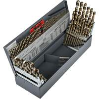 Heavy-Duty Jobber Length Combination Drill Bit Set, 114 Pieces, High Speed Cobalt Nuna Depot Inc.