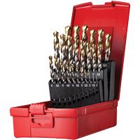Jobber Length Drill Bit Set, 25 Pieces, High Speed Steel Nuna Depot Inc.