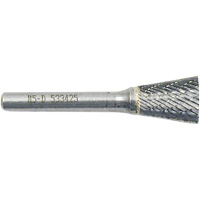 Inverted Cone Shape Burr, 3/8" Dia., 1/4" Shank, 3/8" Depth of Cut Nuna Depot Inc.