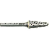 L4-NF 1/4" Taper Shape Bur for Aluminum/Non-ferrous Materials, 1/2" Dia. Nuna Depot Inc.