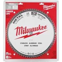 Endurance&reg; Circular Saw Blade, 14", 72 Teeth, Metal Use Nuna Depot Inc.