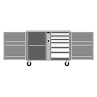 &eacute;tabli roulant, 49-7/8" la x 40-5/8" h x 26-7/8" p, Capacit&eacute; de 24,6 pi³ Nuna Depot Inc.