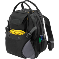 Sacs &agrave; dos pour outils &agrave; 44 pochettes, 16" lo x 13-1/4" la, Noir, Polyester Nuna Depot Inc.