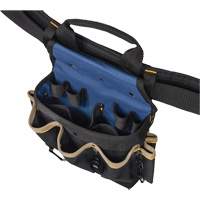 Combin&eacute;s de ceinture &agrave; outils &agrave; 20 pochettes, Polyester, Noir Nuna Depot Inc.