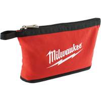 Zipper Pouch, Canvas, 1 Pockets, Black/Red Nuna Depot Inc.
