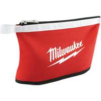 Coloured Zippered Pouches - Set of 3, Canvas, 3 Pockets, Black/Red Nuna Depot Inc.
