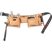 Constructor's Tool Belt, Leather, Tan Nuna Depot Inc.