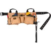 Carpenter's Tool Belt, Leather, Tan Nuna Depot Inc.